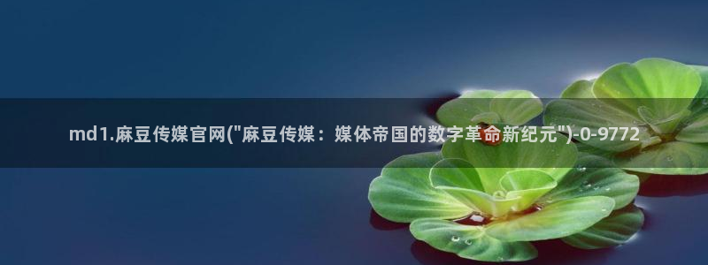 麻豆传媒官网油管：md1.麻豆传媒官网(\