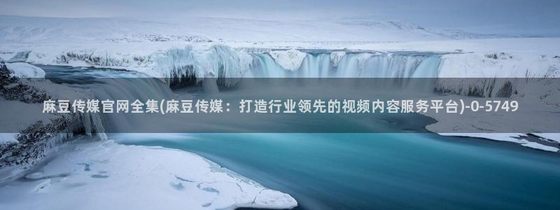 麻豆视传媒短网站官网